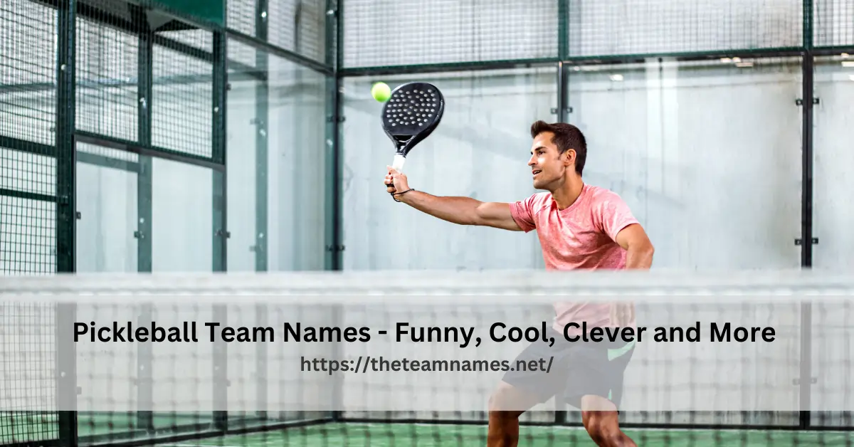 Pickleball Team Names - Feature Image